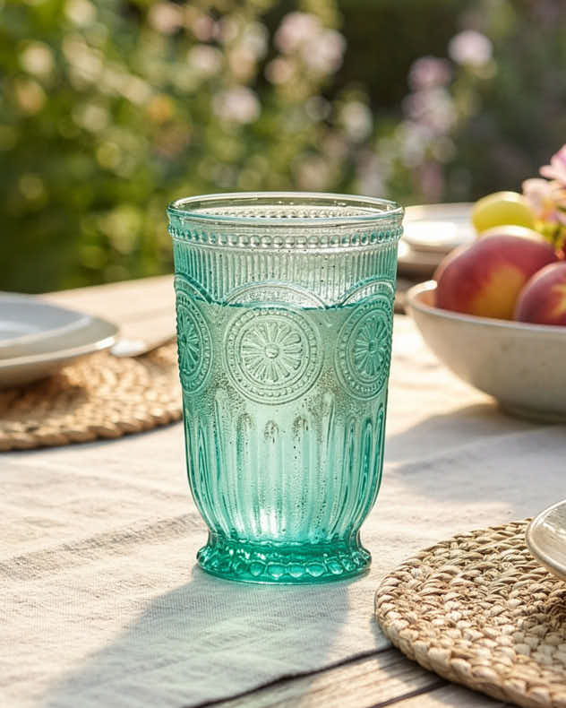Zamora Turquoise Highball Tumbler - Image 8